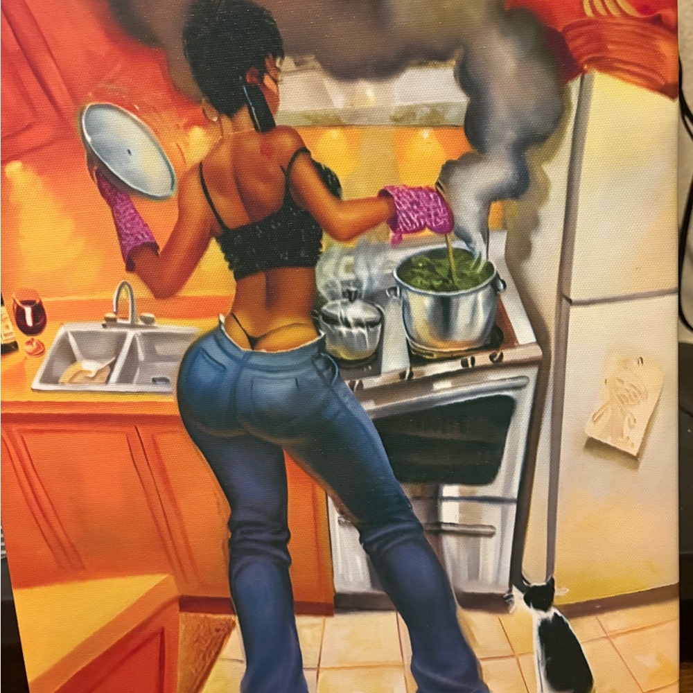 Colorful Kitchen Art Canvas